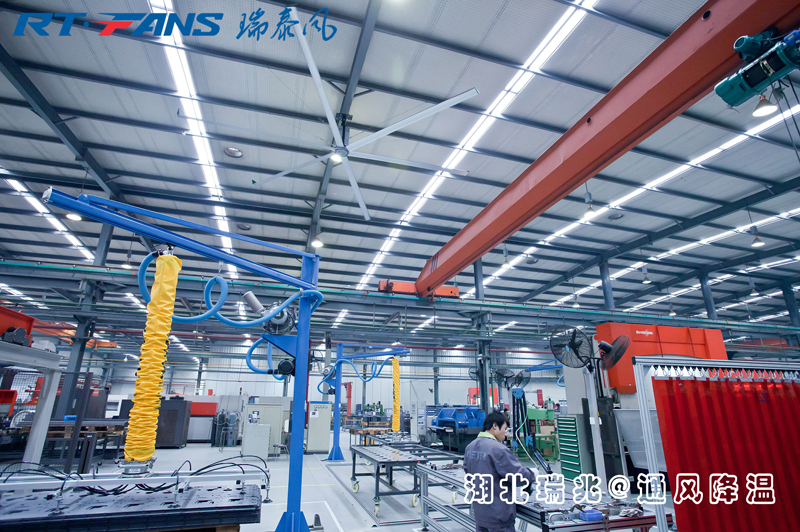 7.3米工業(yè)大風(fēng)扇為什么覆蓋面積可達(dá)1000平米以上？